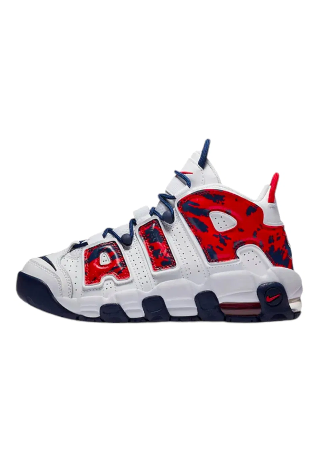 Детские кроссовки для мальчиков с воздушной амортизацией Air More NIKE, White