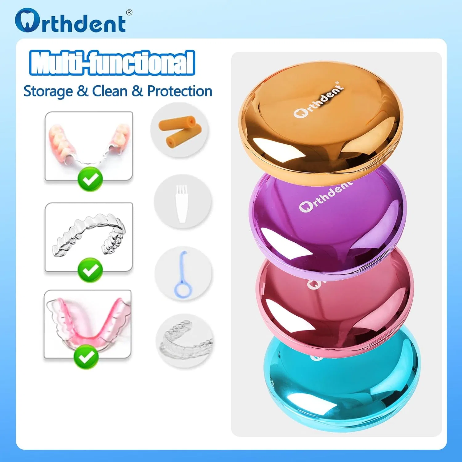 Магнитные ресницы 7D с подводкой и пинцетом Orthdent — фото 4