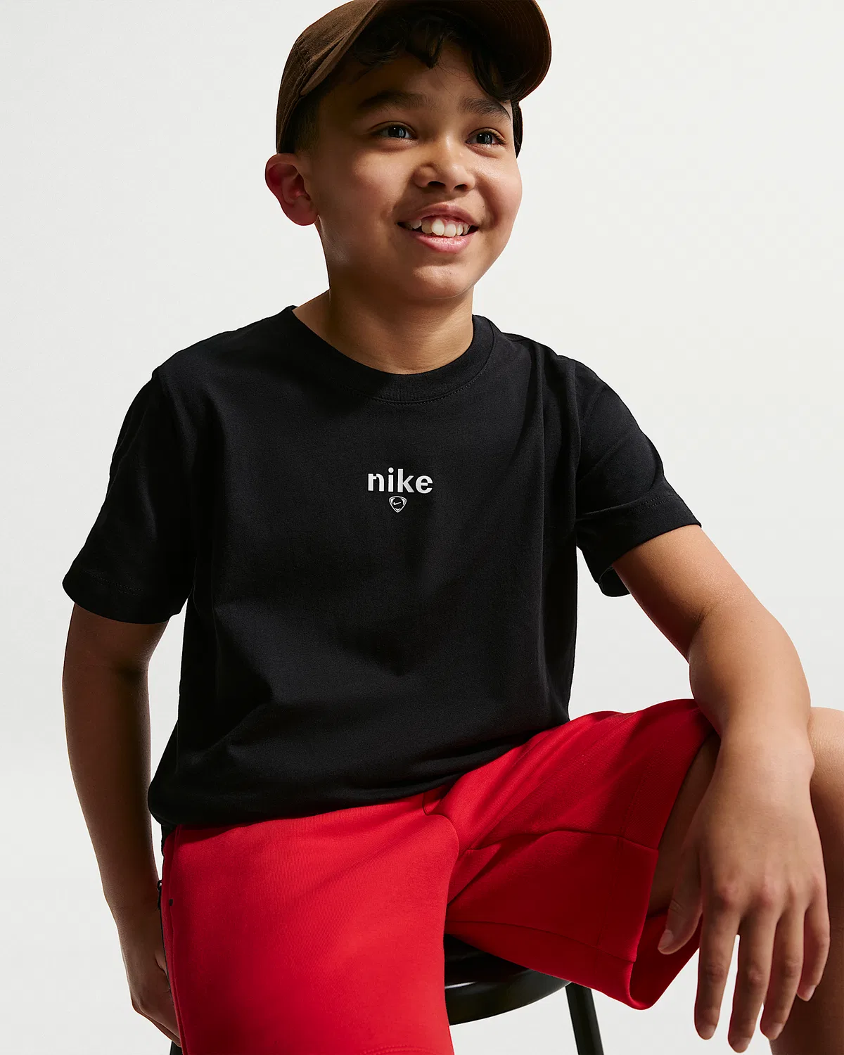 Детская футболка Nike Big Kids', Black — фото 3