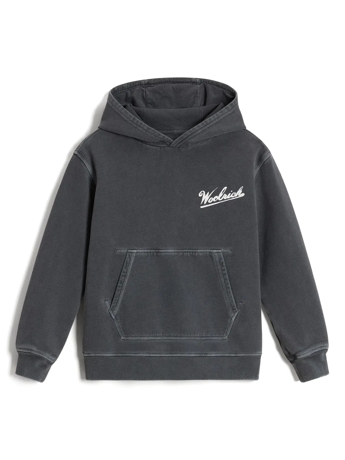 Худи серого цвета Woolrich, серый