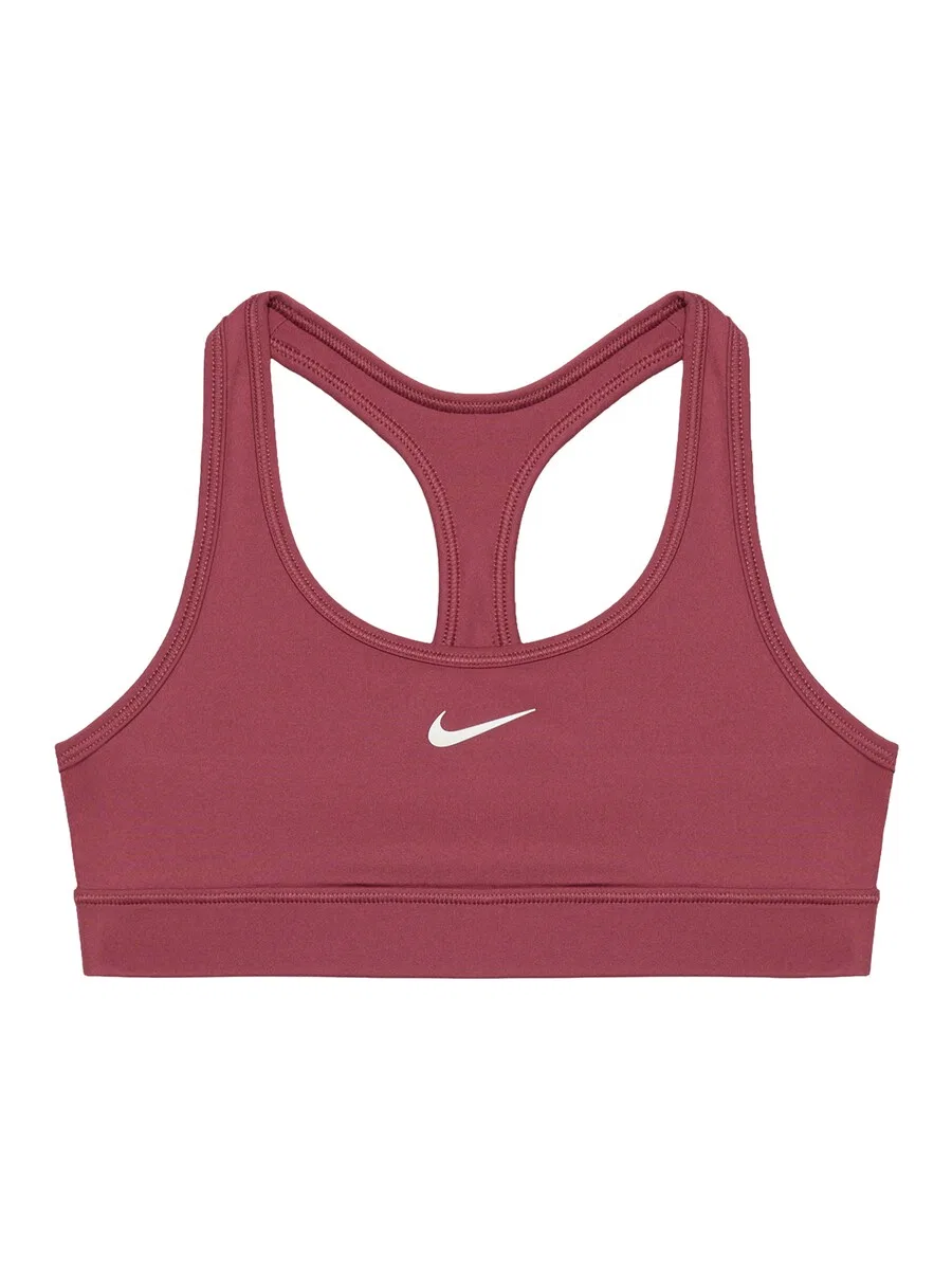 Топ NIKE Performance Underwear с логотипом 'Swoosh' темно-розового цвета