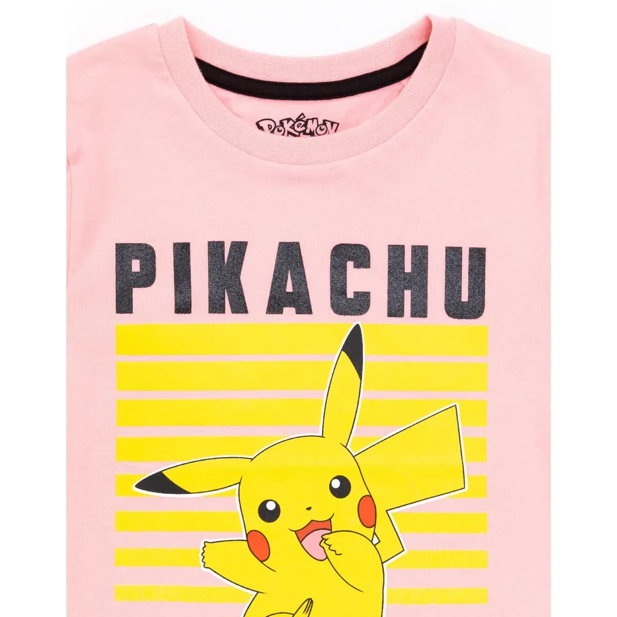 Детская футболка с принтом Pikachu Pokemon, Pink — фото 2