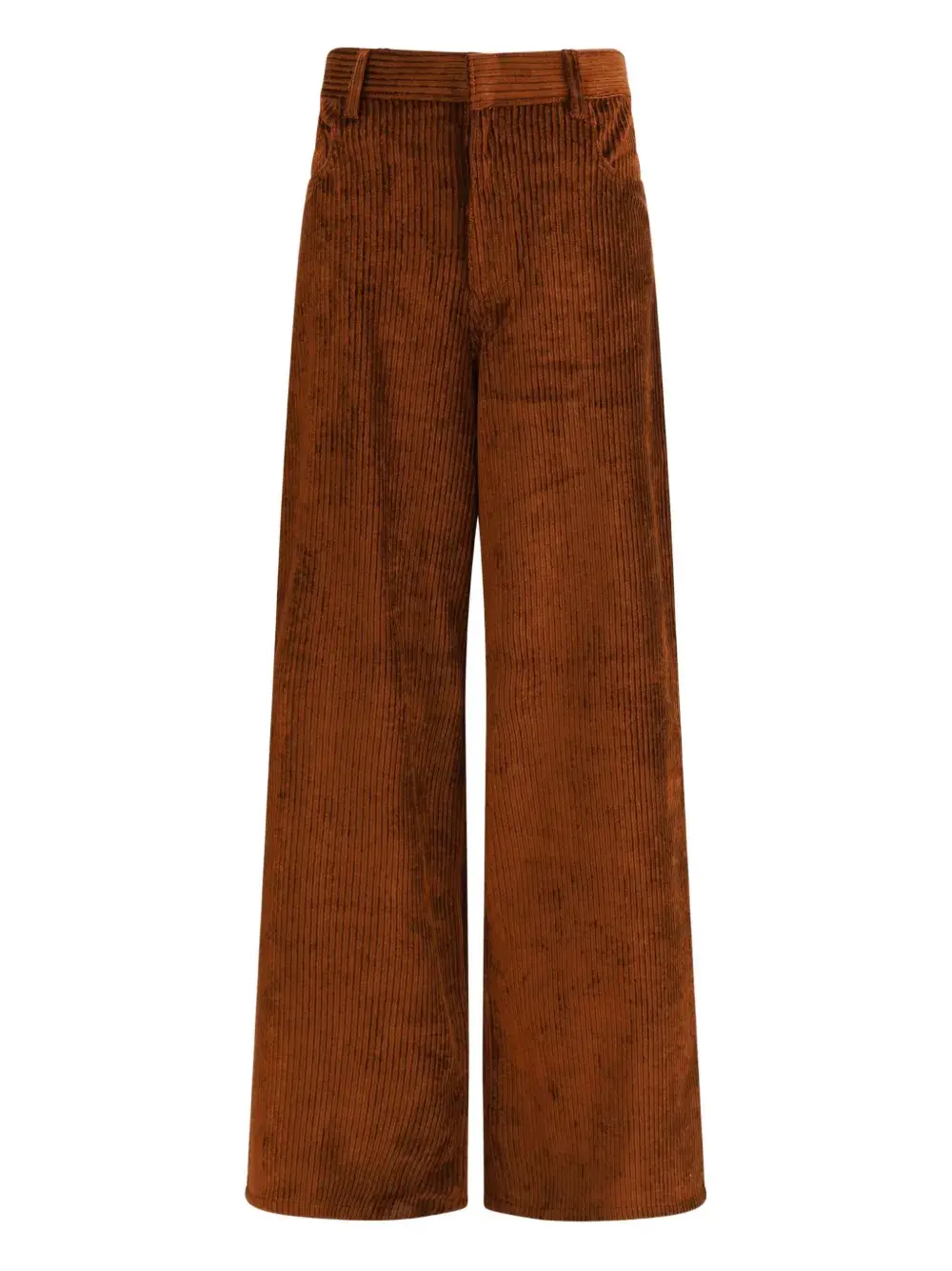 

Брючные штаны из вельвета свободного кроя Petar Petrov, коричневый