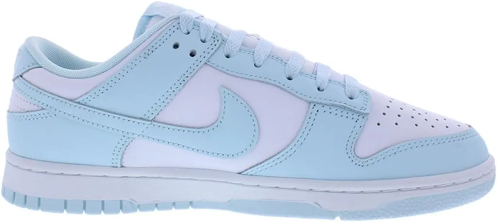 Кроссовки мужские Nike Dunk Low Retro, бело-голубые — фото 3