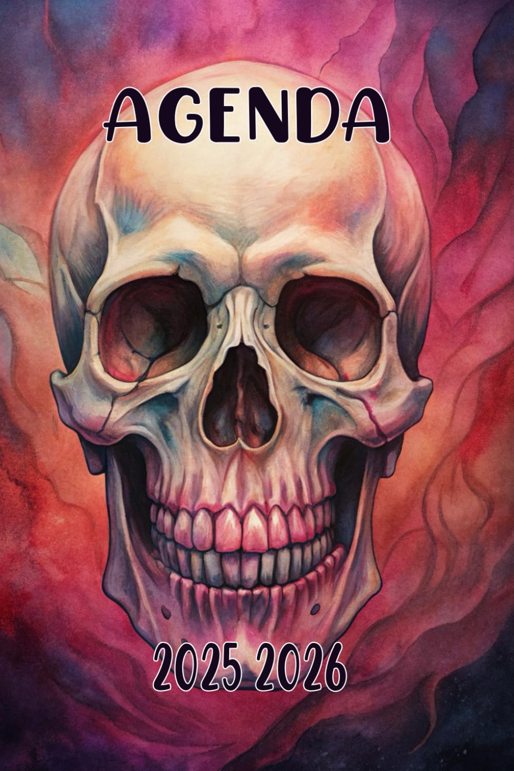 

Agenda 2025-2026: Scolaire Tête de mort | Journalier (une page par jour) | Septembre à Juillet | 14,8 x 21 cm | Collège et Lycée et primaire | garçon et fille (French Edition) (Independently published)