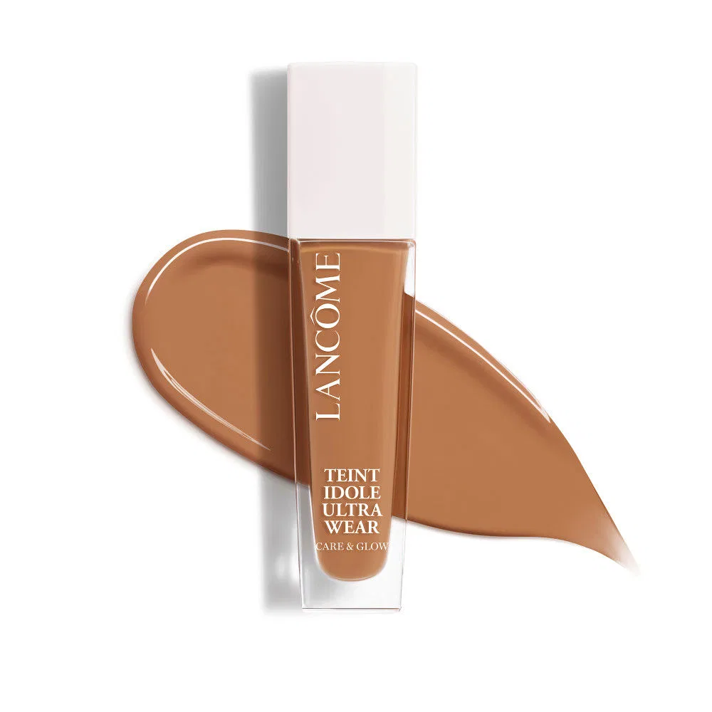 Тональная основа 30 мл с уходом и сиянием TEINT IDOLE ULTRA WEAR care & glow Lancôme, 455W — фото 4