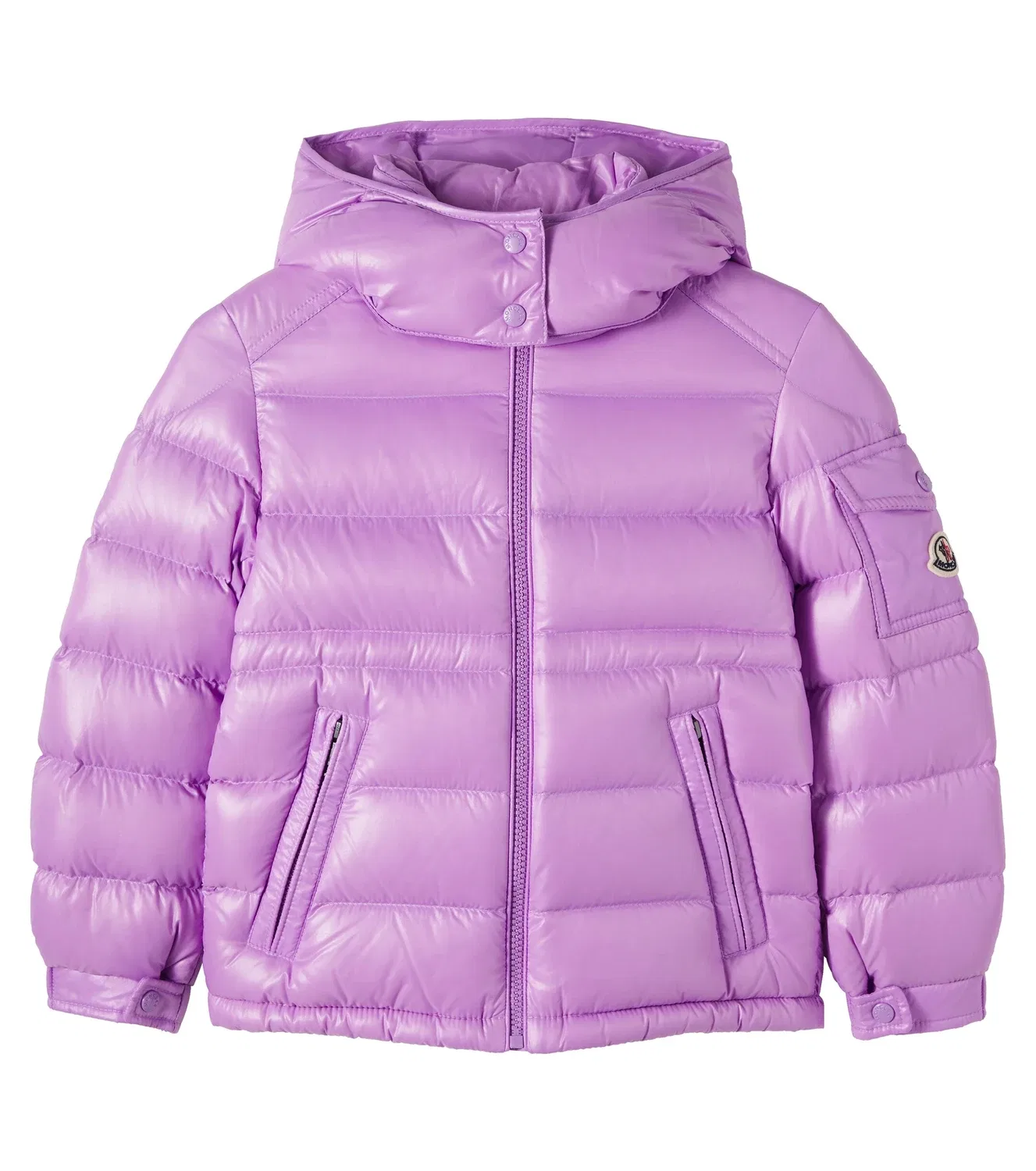 Стеганая пуховая куртка Maire Moncler Enfant, фиолетовый