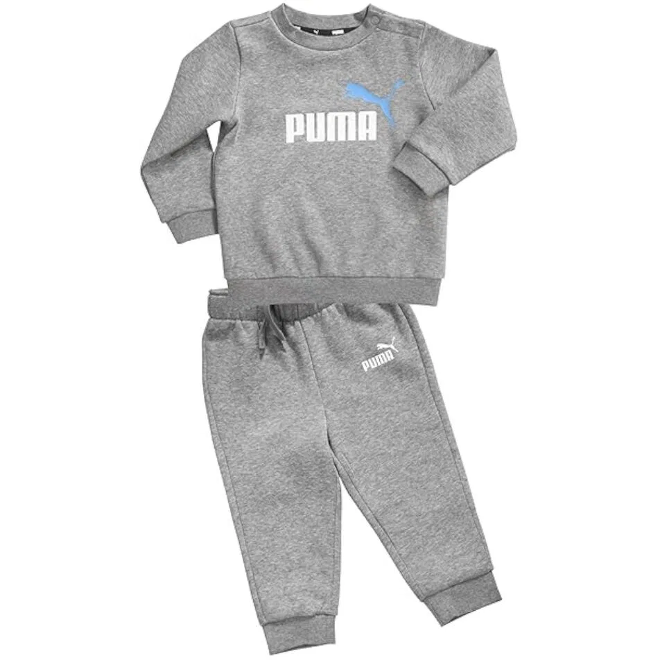 Детский спортивный костюм Puma Jr Mini Cats Jogger Set, Grau — фото 3