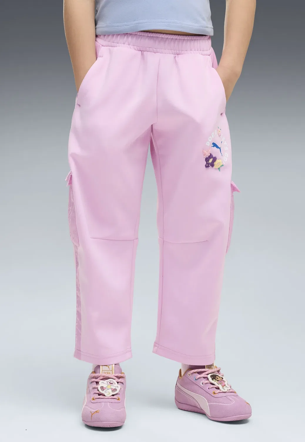 X Дора-исследовательница Т7 свободные брюки-карго Puma, Mauve Glow — фото 2