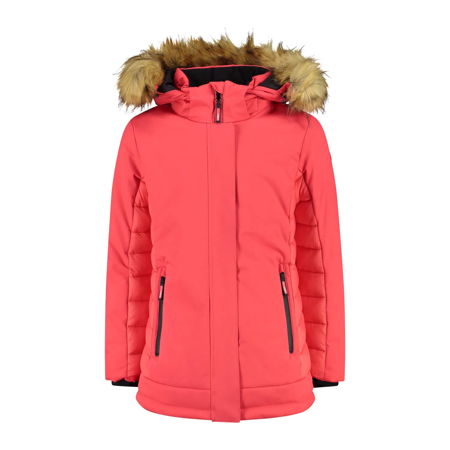 Детская куртка для девочек с капюшоном CMP Kid G Jacket Snaps Hood, Rosa