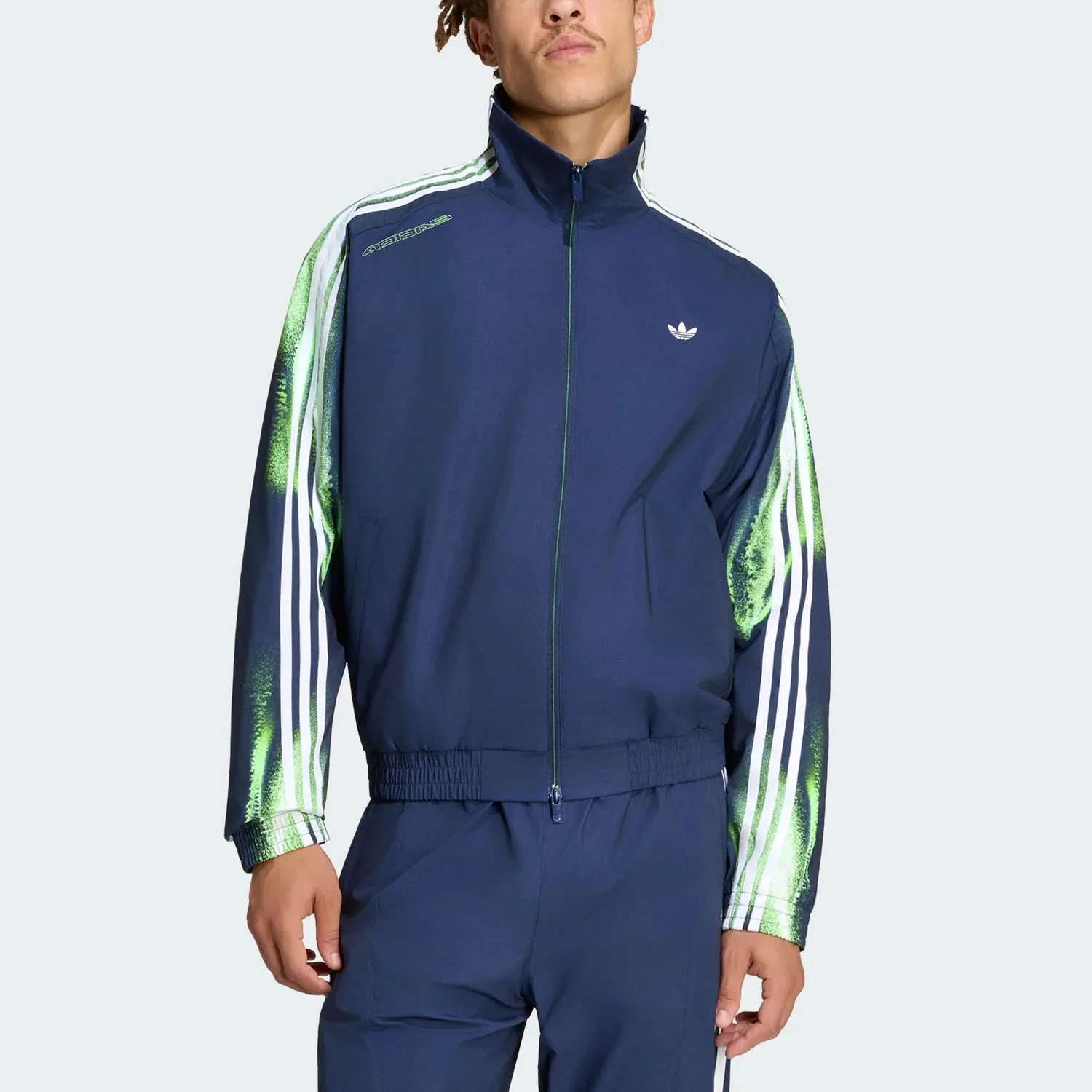 Мужская куртка с воротником-стойкой ADILENIUM Adidas Originals, Dark Indigo — фото 4