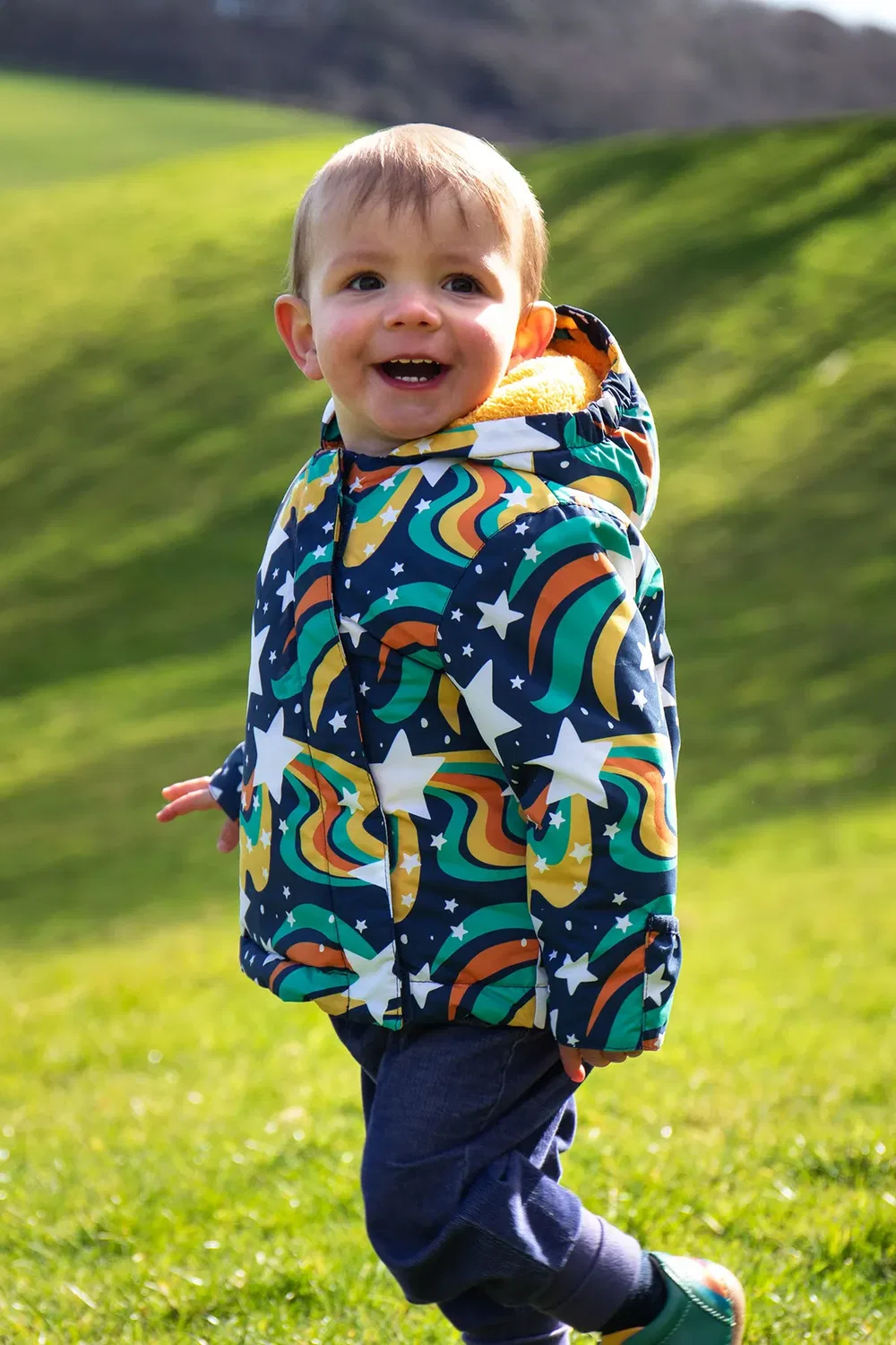 Детский комбинезон-трансформер 2-в-1 Frugi, Navy — фото 2