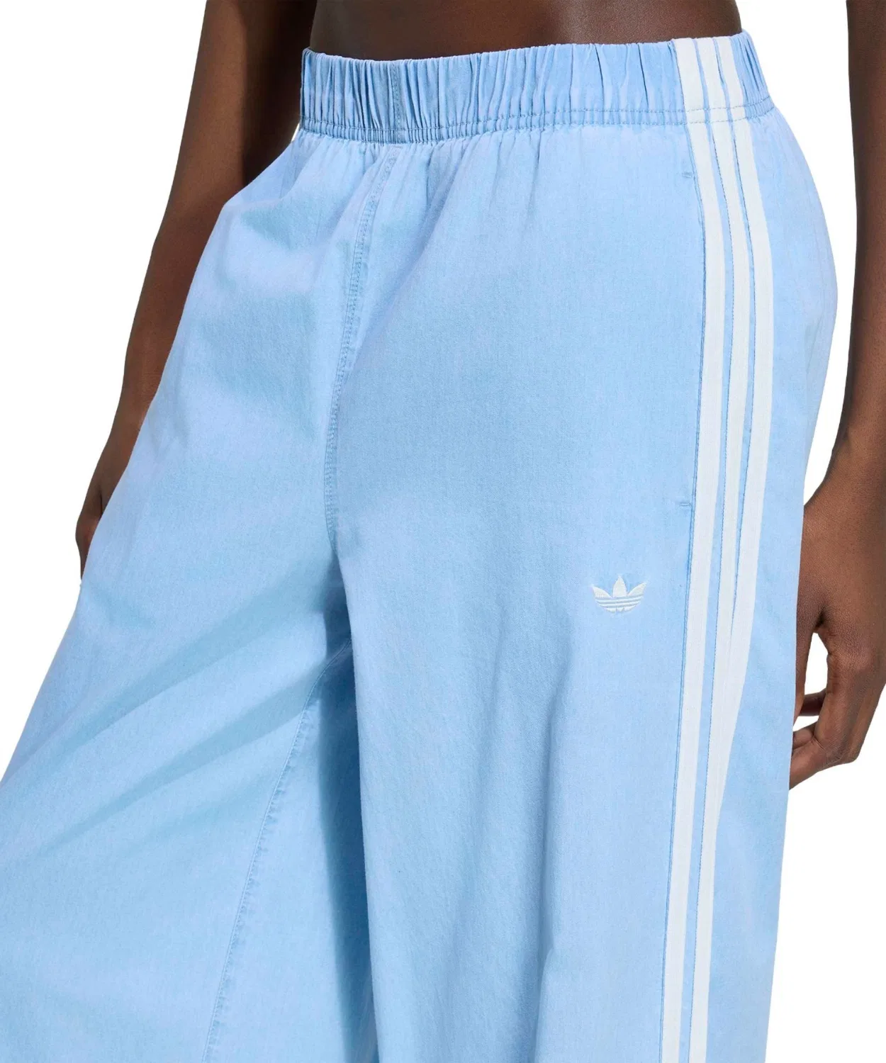 Женские джинсы свободного кроя Summer Glow Adidas, Light Blue — фото 2