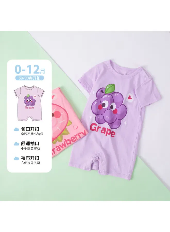 Боди-комбинезон с принтом на плечиках Bornbay, клубничный — фото 4