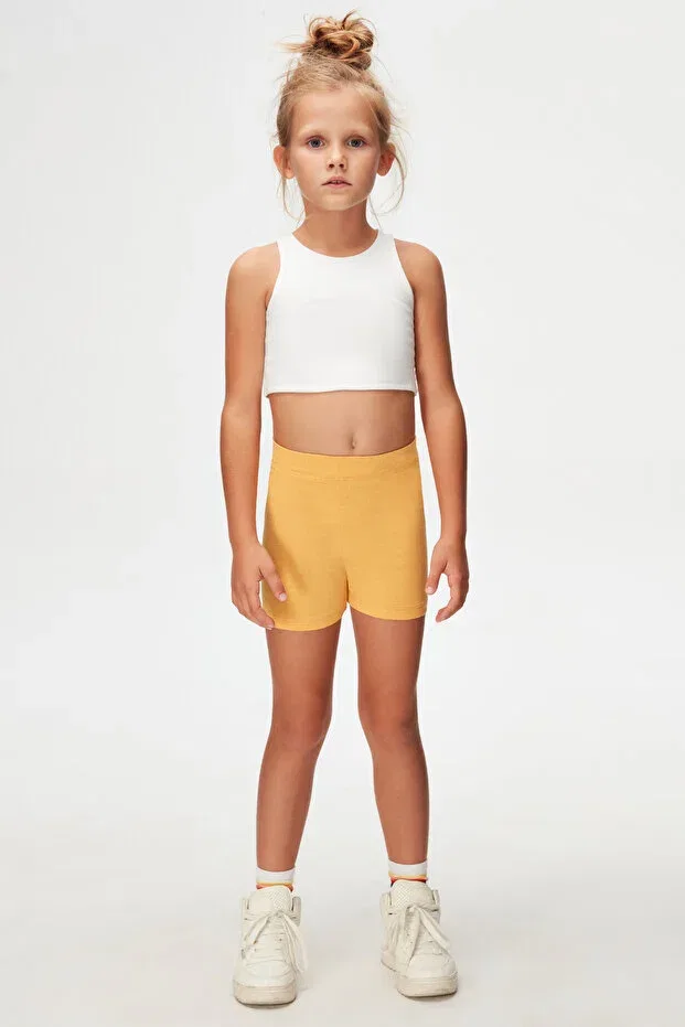 Детские шорты для девочек хлопковые Basics Lovetti, Amber