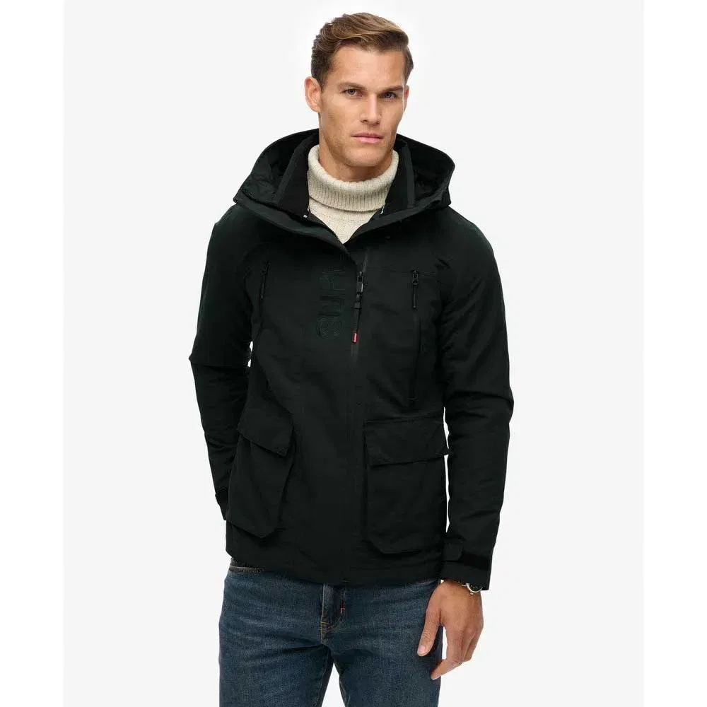 Свитер Ultimate Emb Windbreaker Superdry, зеленый — фото 4