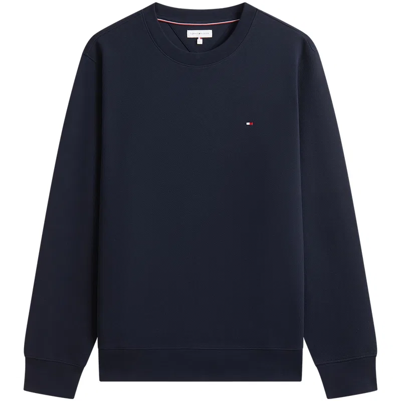 Мужской свитшот с круглым вырезом Tommy Hilfiger, Navy Blue DW5 — фото 3