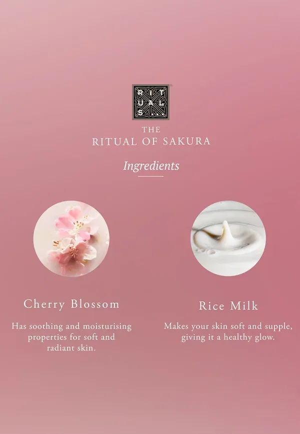 Гель для душа 50 мл Foaming shower gel Rituals, Cherry Blossom & Rice Milk — фото 4