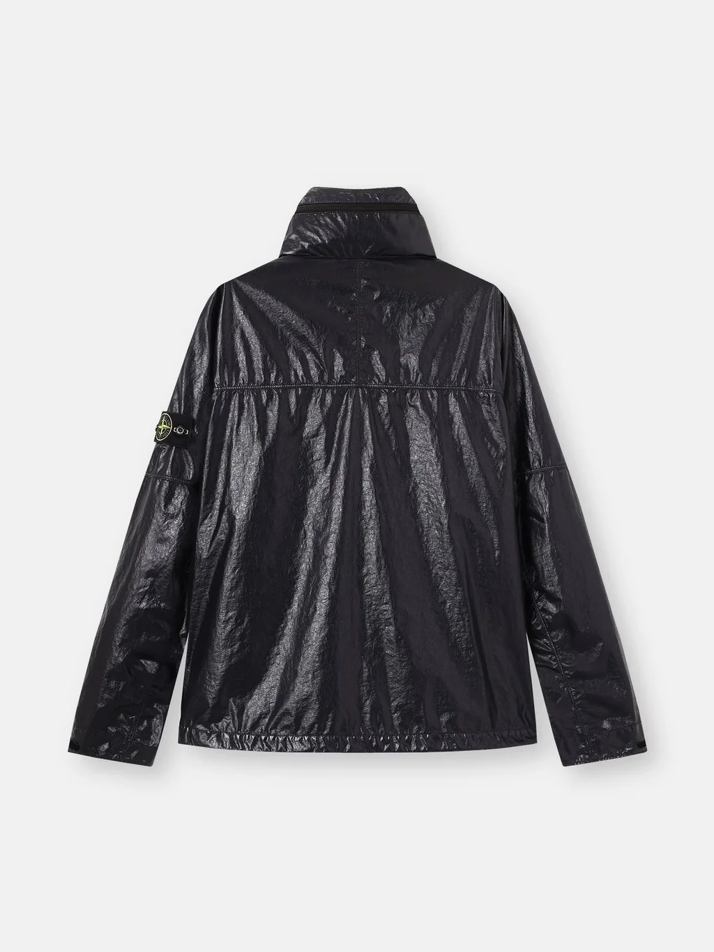 Мужская куртка с капюшоном Stone Island With Water-resistant Membrane, черный — фото 4