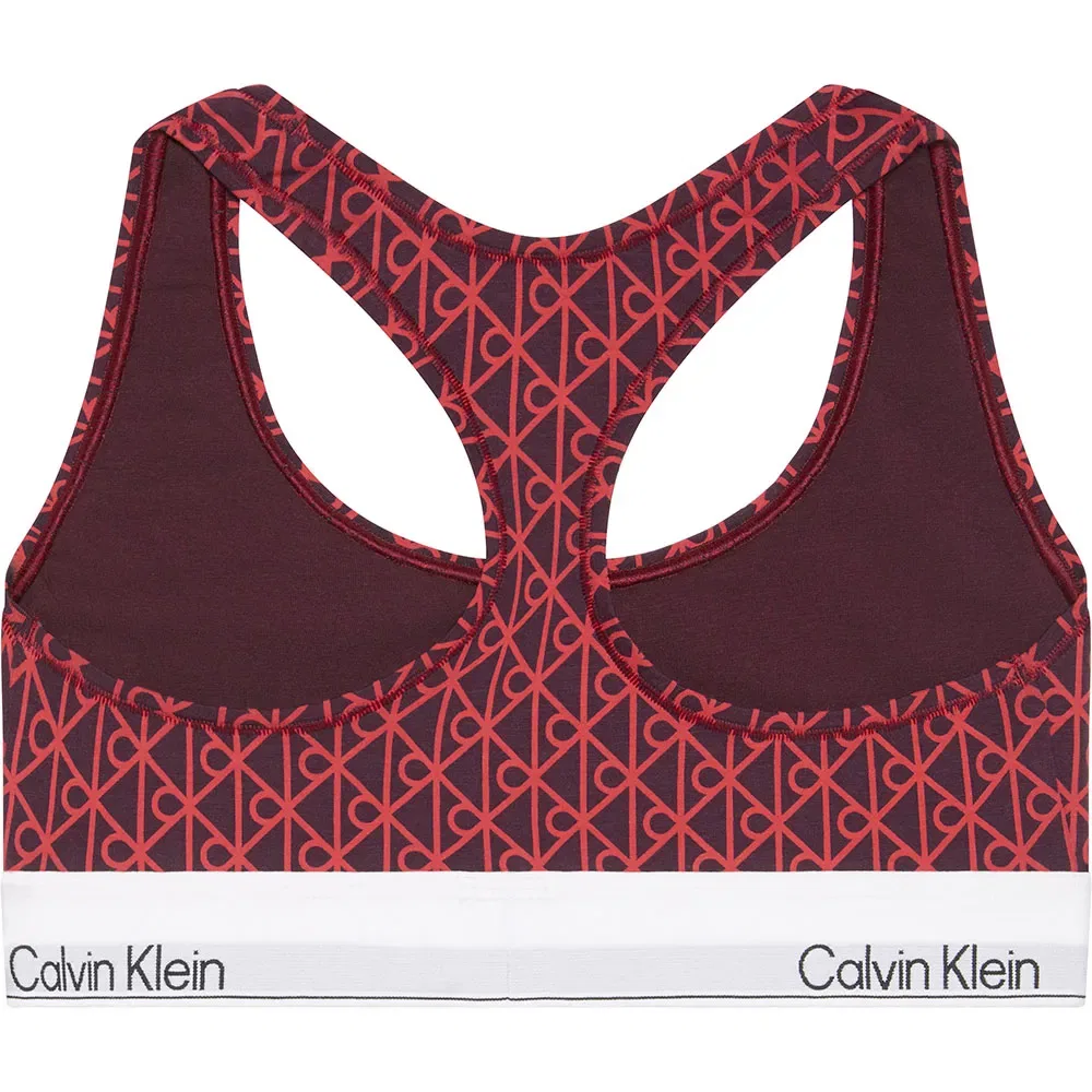 Бюстгальтер без подкладки Calvin Klein, красный — фото 2