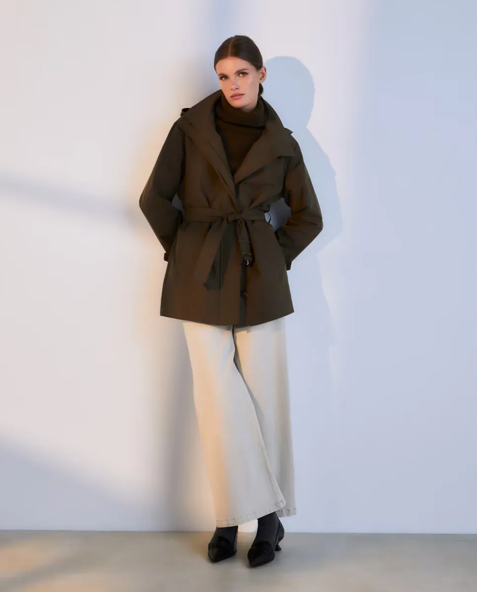 

Женский тренч с капюшоном Woman El Corte Inglés, цвет Kaki