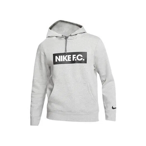 Мужской свитшот с капюшоном Nike FC Essentials, Grau