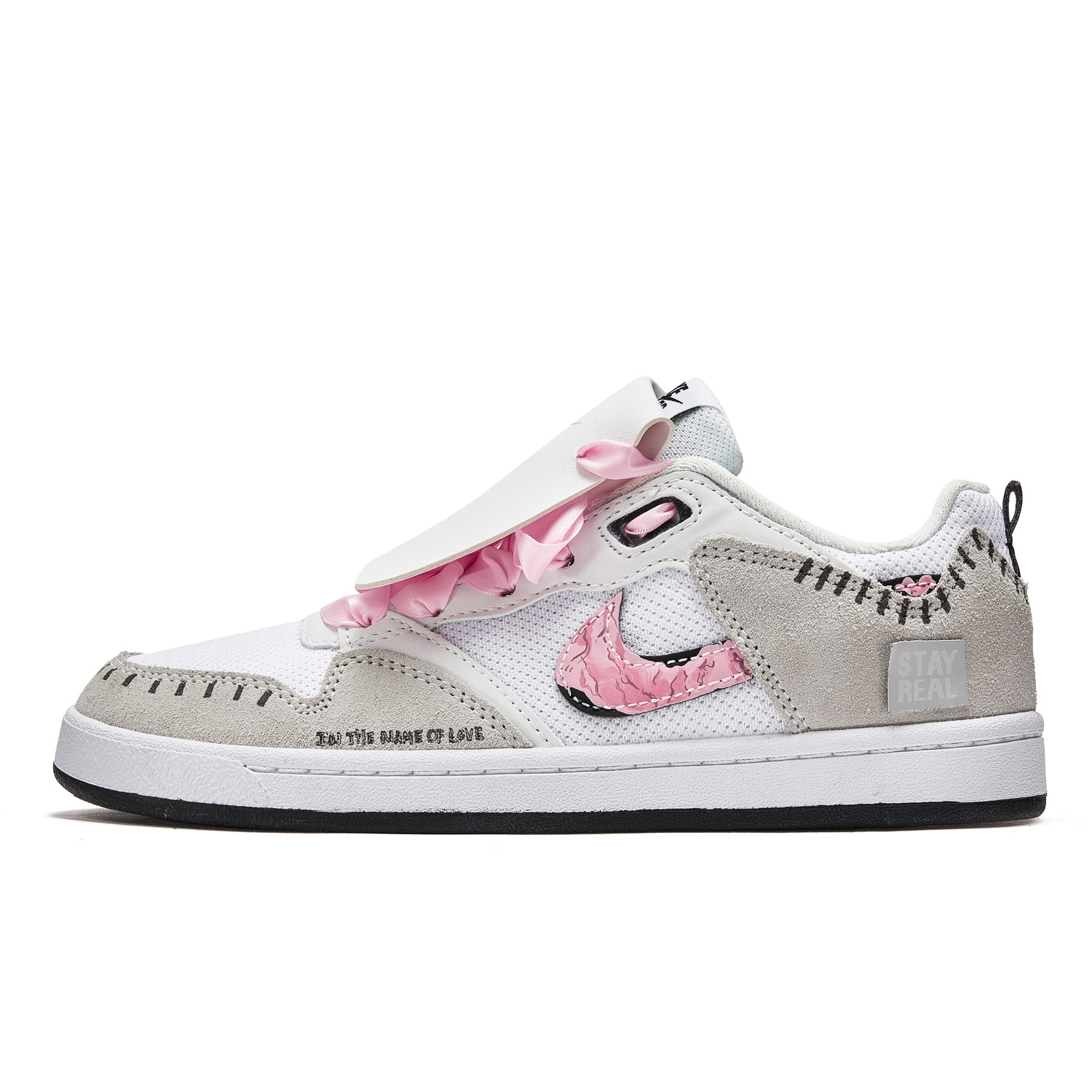 

Кроссовки Nike SB Alleyoop Skateboarding Shoes Women's Low-top Gray/Pink, цвет Dusty Rose