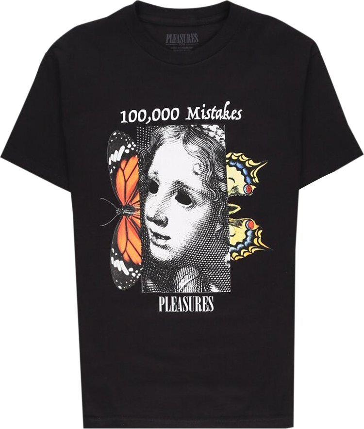 

Футболка Pleasures Mistakes T-Shirt 'Black', черный