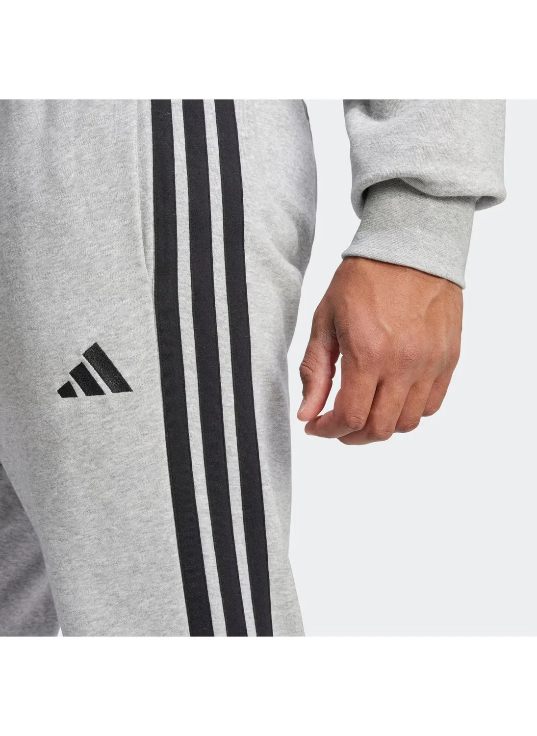 Штаны спортивные с лампасами Essentials Adidas, серый — фото 3