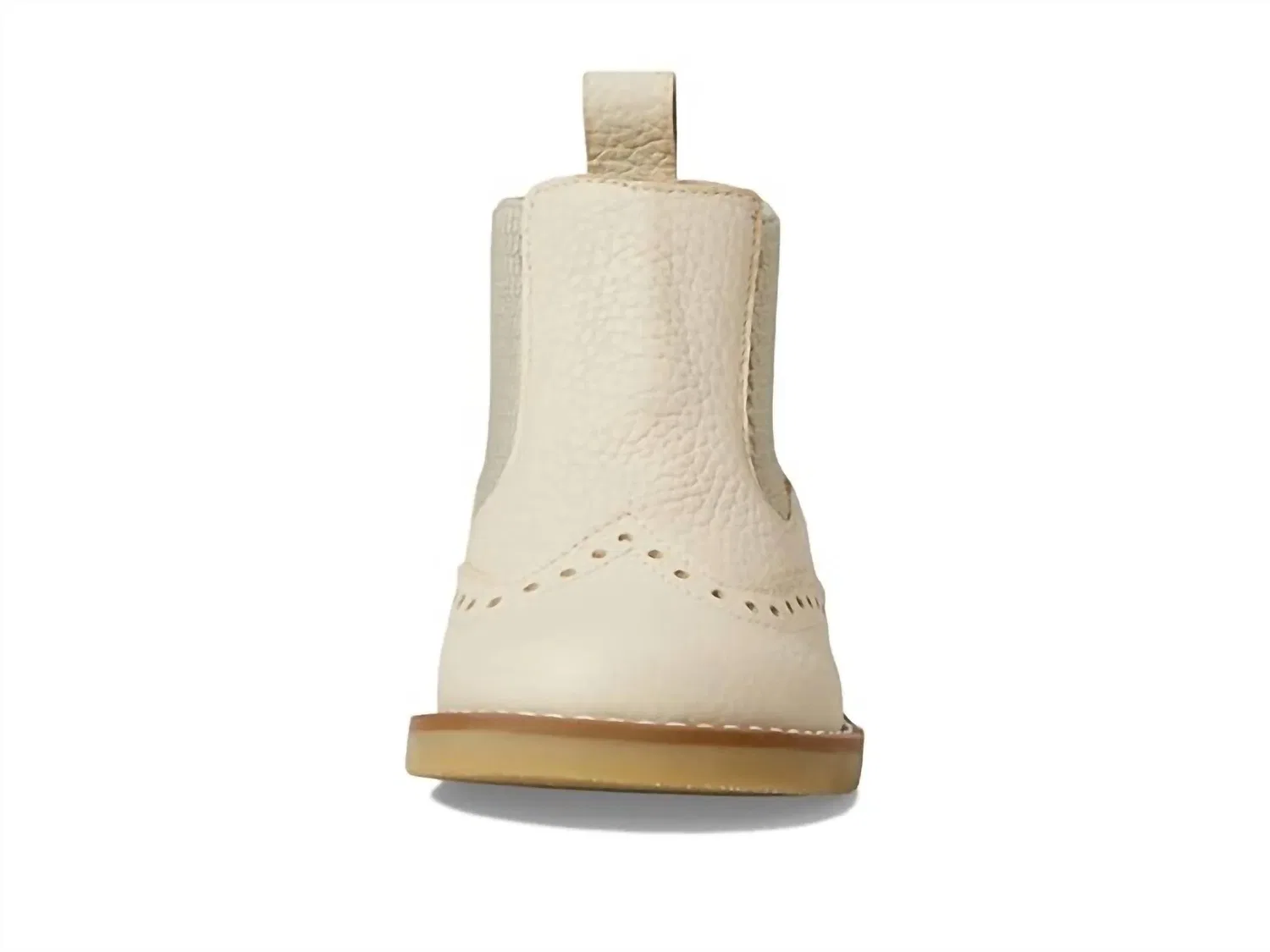 Детские ботинки на щиколотке с эластичными вставками Lou Lou Bootie Elephantito, Cream — фото 3