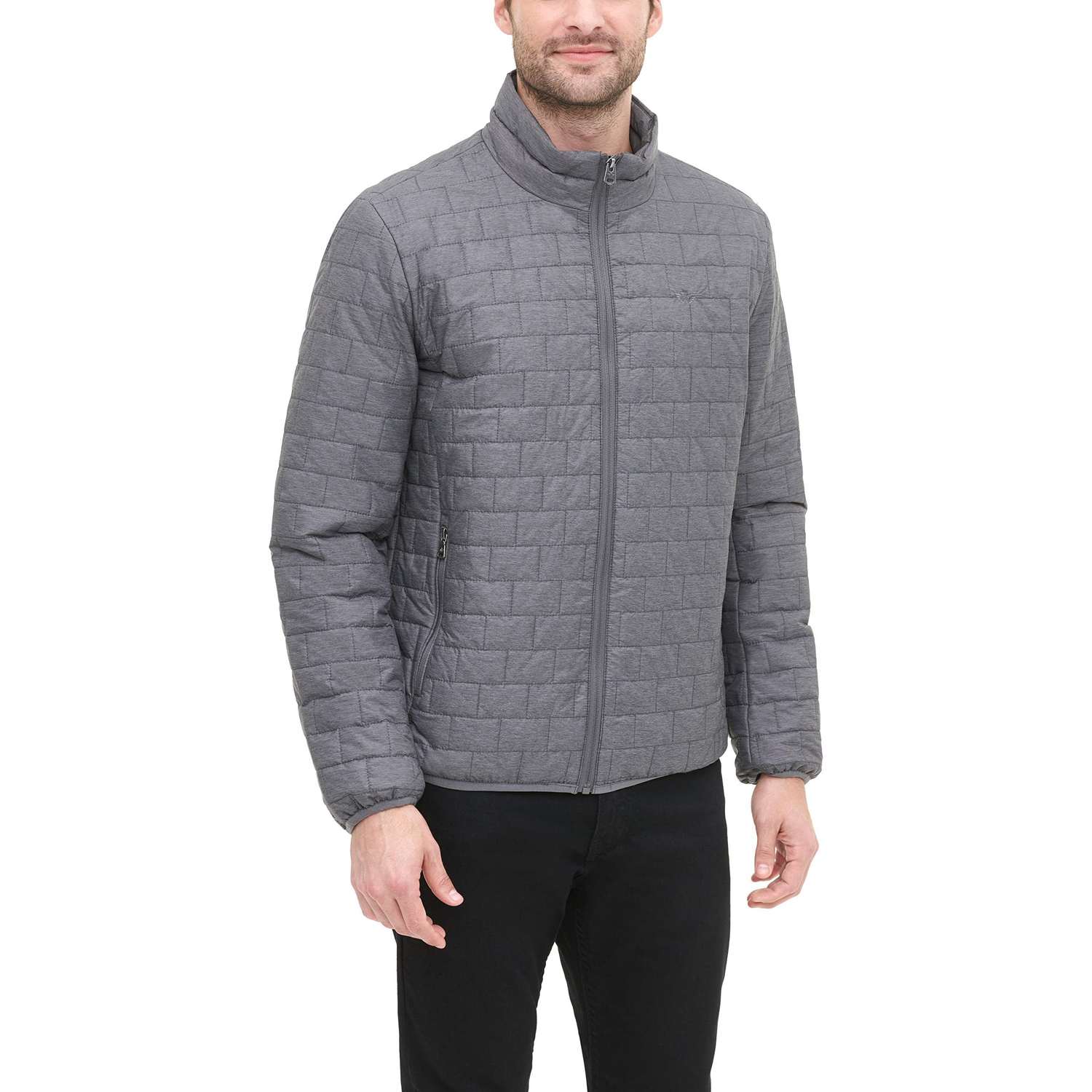 

Мужская стеганая куртка Dockers Ultra Loft, серый