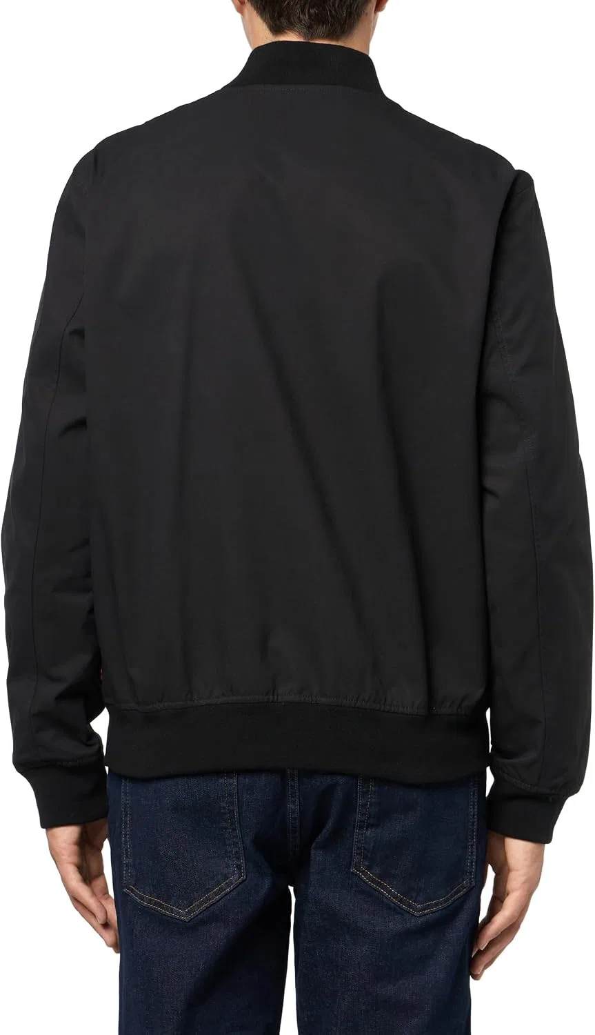 Мужская куртка-бомбер Rib Knit, Levi's, чёрный — фото 2