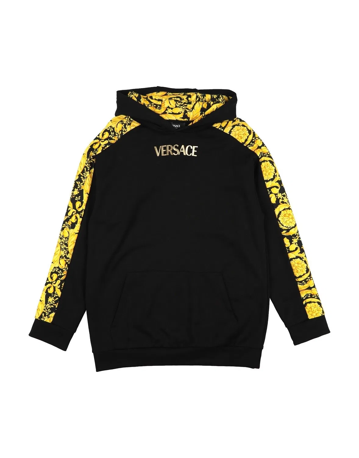 Детское худи с длинным рукавом Versace Young, черный