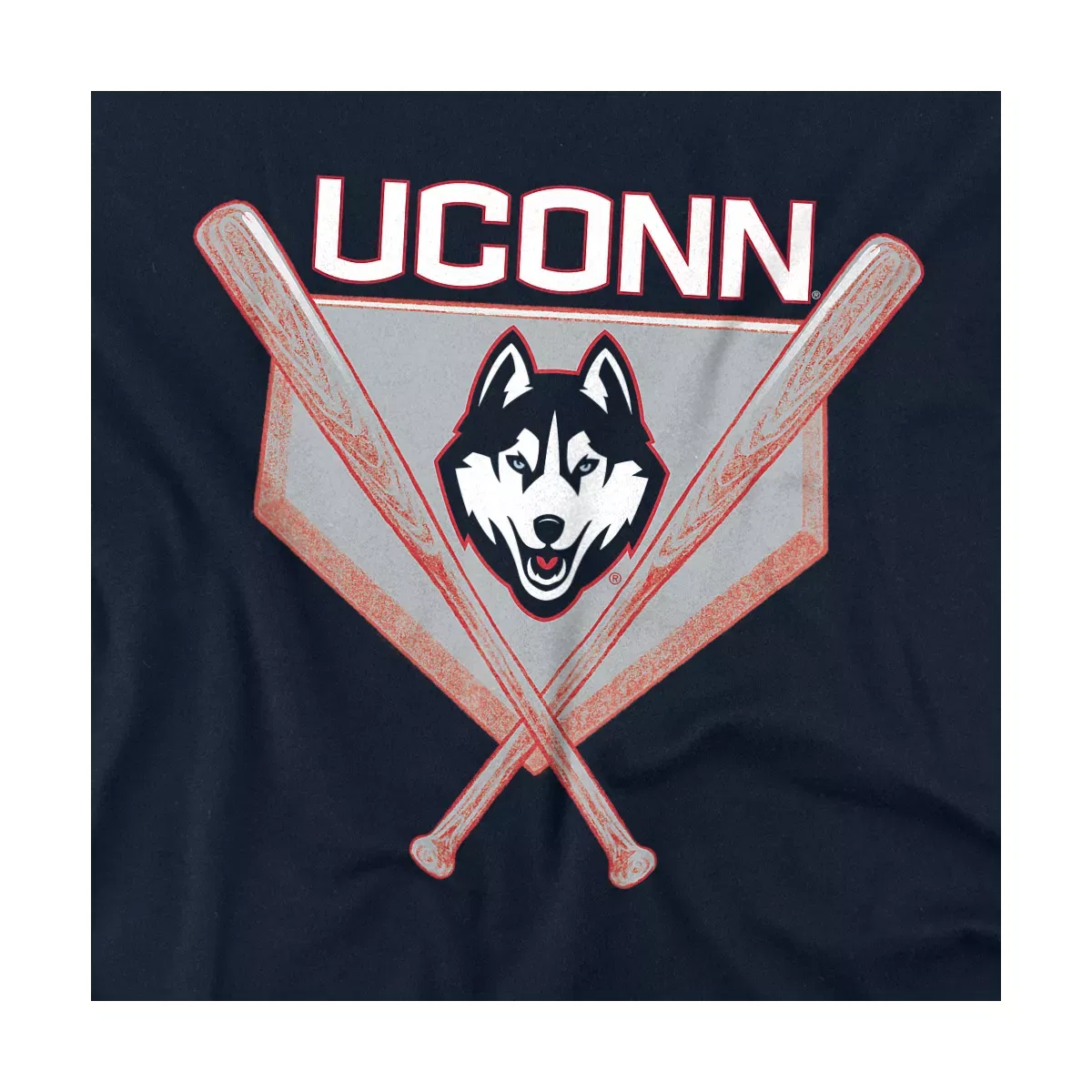 Детский боди-комбинезон с коротким рукавом NCAA University Of Connecticut Baseball Diamond, Navy — фото 2