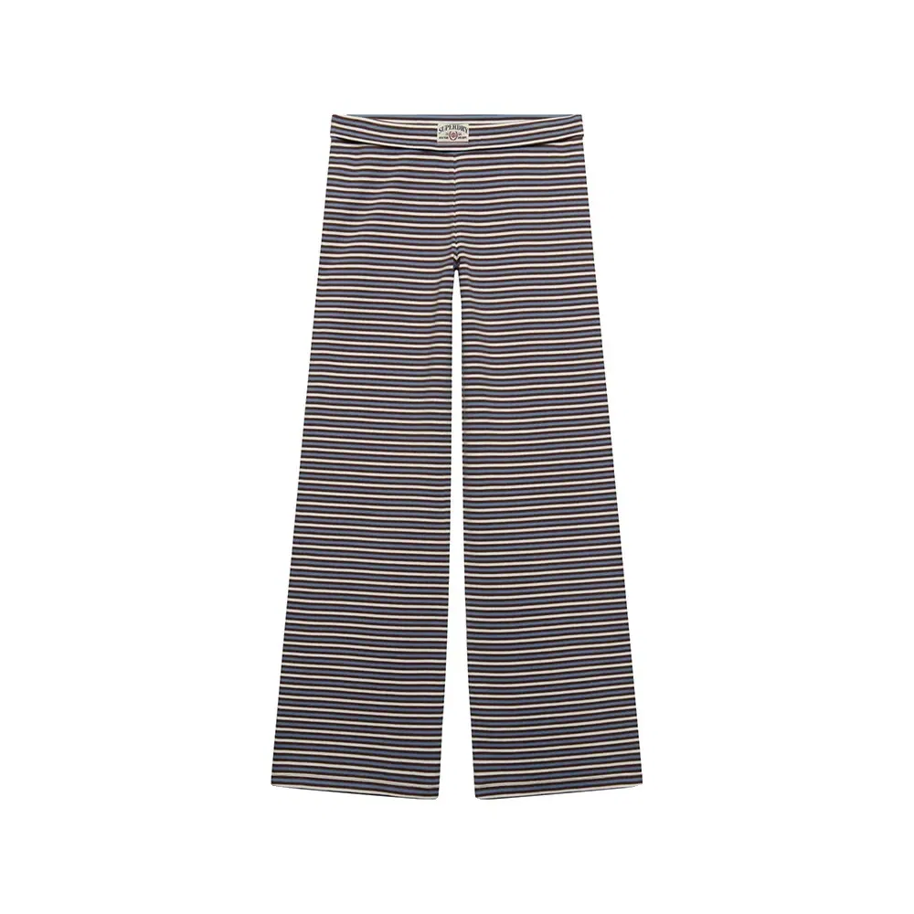 Женские спортивные брюки с полосатым принтом Athletics Essentials Stripe Jersey Superdry, Blue — фото 3
