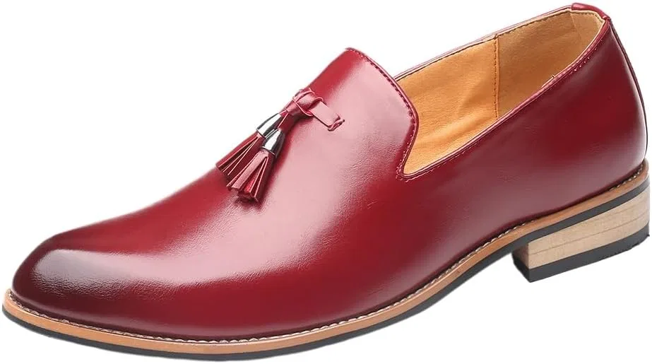 Лоферы Savino Tassel, красные SWZEC
