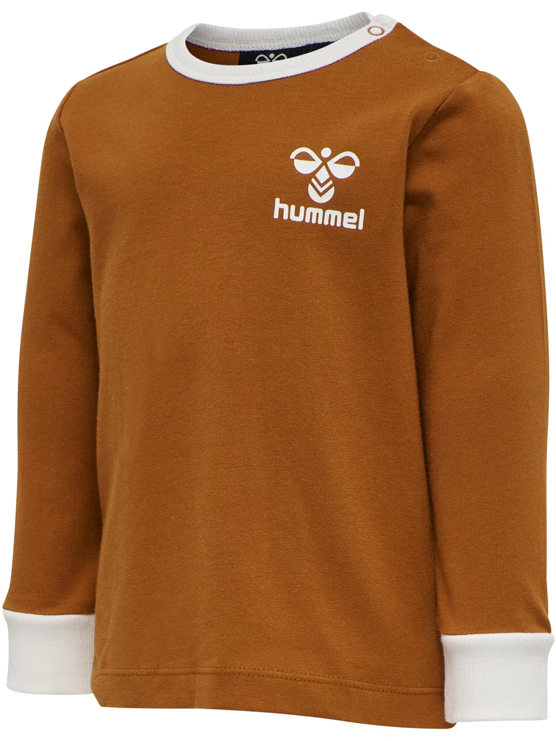 Детская футболка с длинным рукавом Hmlmauilino Hummel, Braun — фото 4
