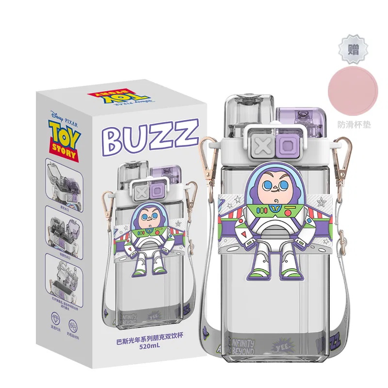 Детский стакан с принтом Buzz Lightyear Punk Double Cup+Coasters Disney, 520 мл
