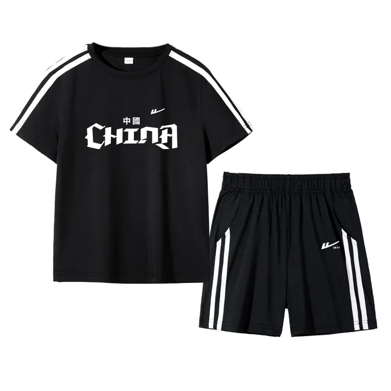 Детский спортивный комплект с принтом China-Navy Blue/H Silicone Huili White K WARRIOR — фото 4