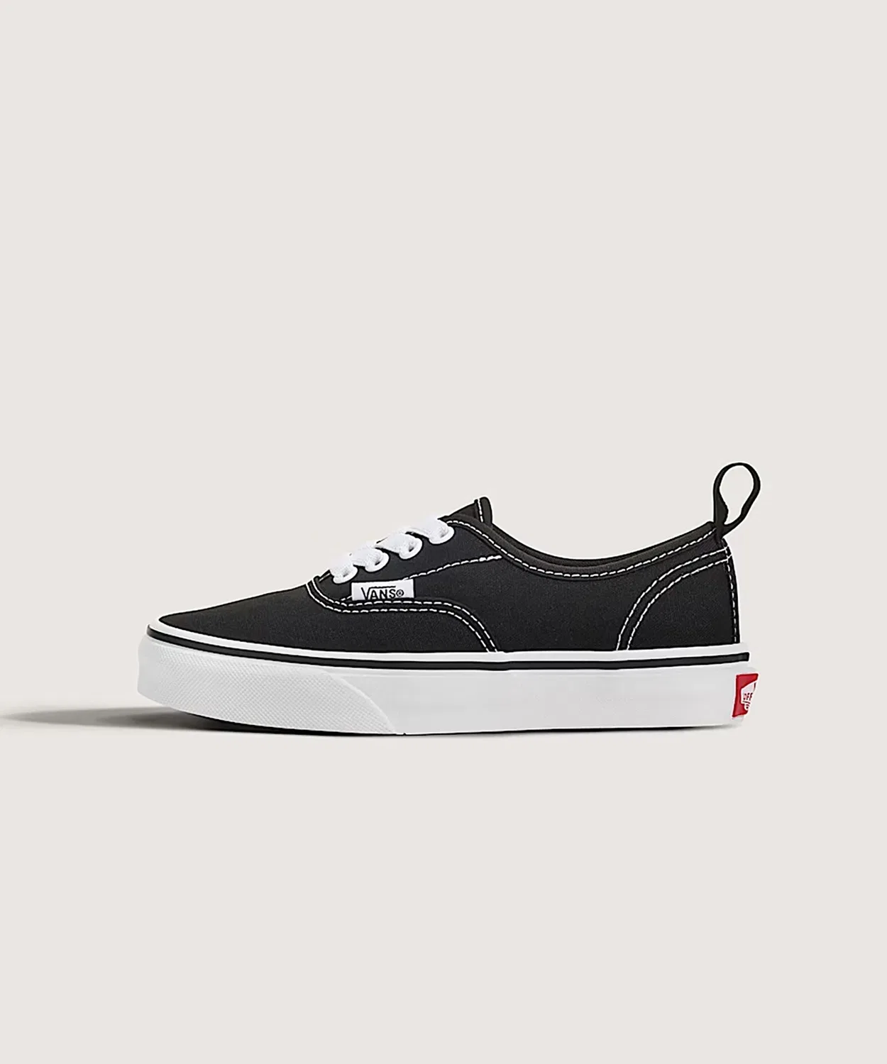 Детские кеды с эластичными шнурками Authentic Elastic VANS, Black