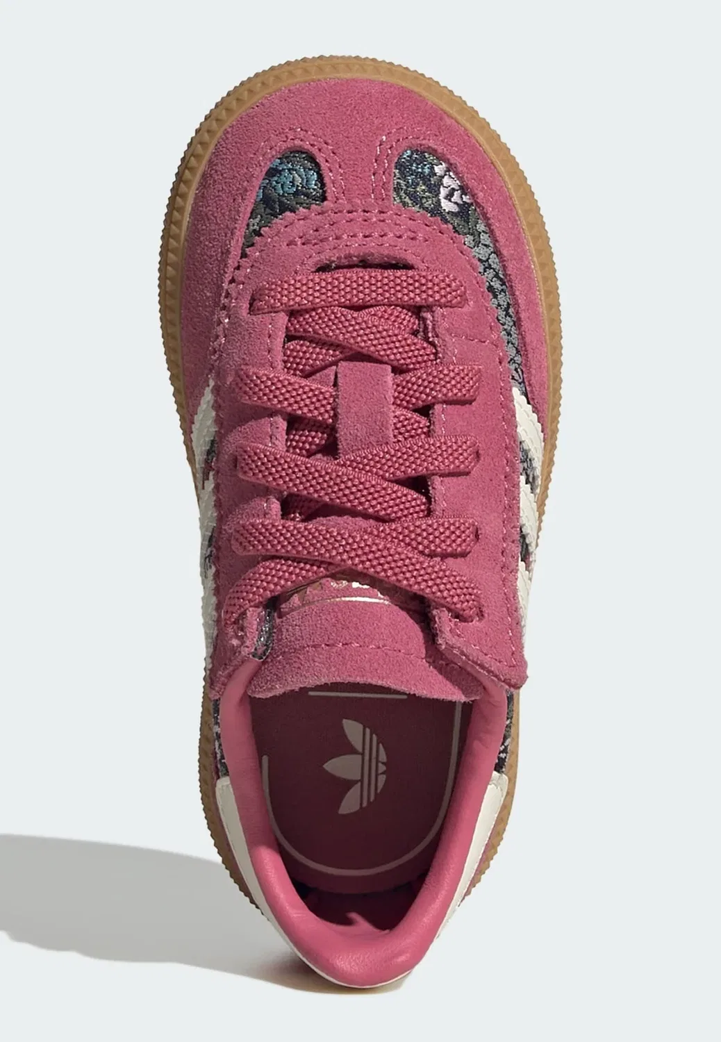 Кроссовки Adidas Liberty Handball Special Comfort с эластичной шнуровкой, унисекс - детская обувь Adidas Originals, Dual Magenta Cream White Gum — фото 3