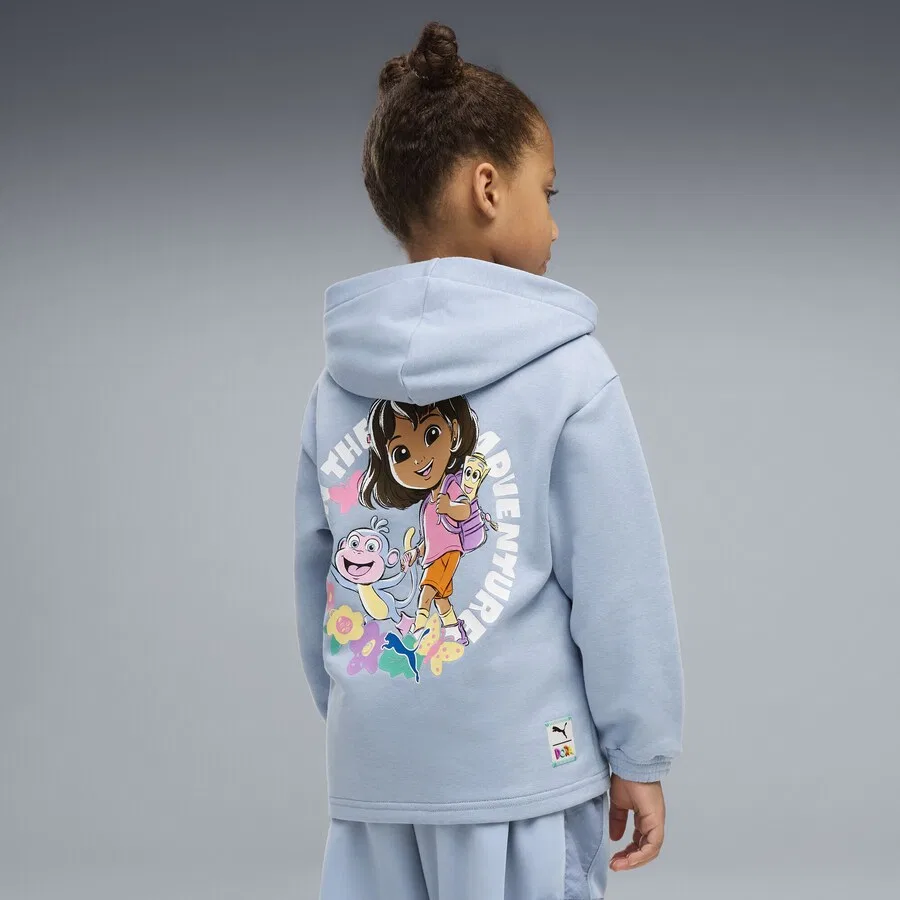 Толстовка PUMA светло-голубого цвета — фото 4
