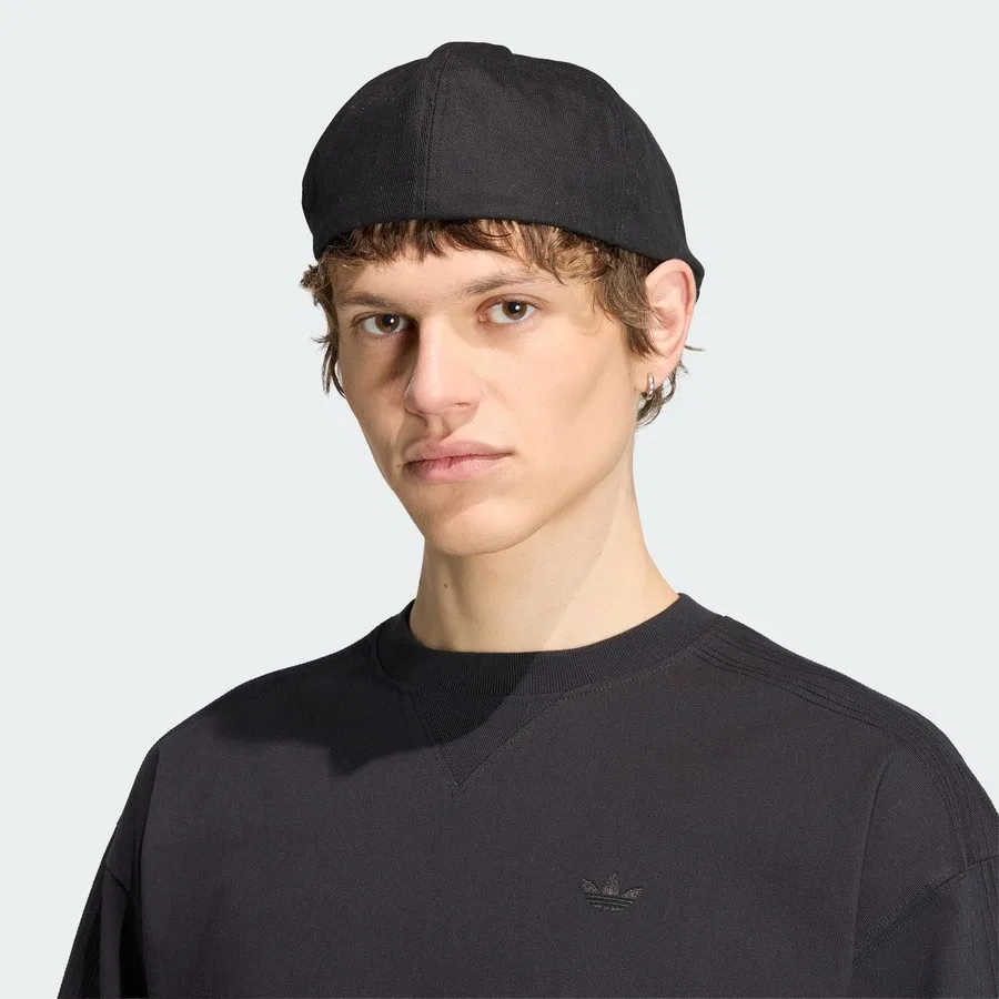 Футболка с длинным рукавом Premium Essentials adidas, Черный — фото 4