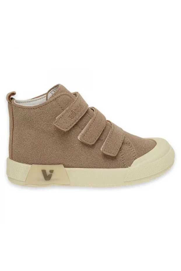 Детские ботинки для девочек с застежкой-липучкой Vicco, Beige — фото 2