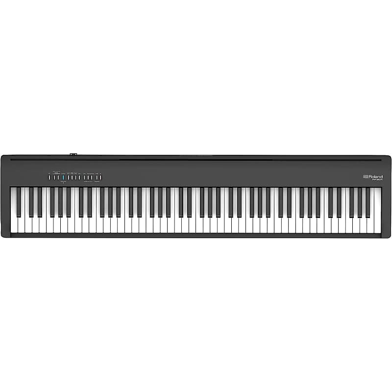 

Roland FP-30X-BK - 88-клавишное портативное цифровое пианино черного цвета FB-30-BK