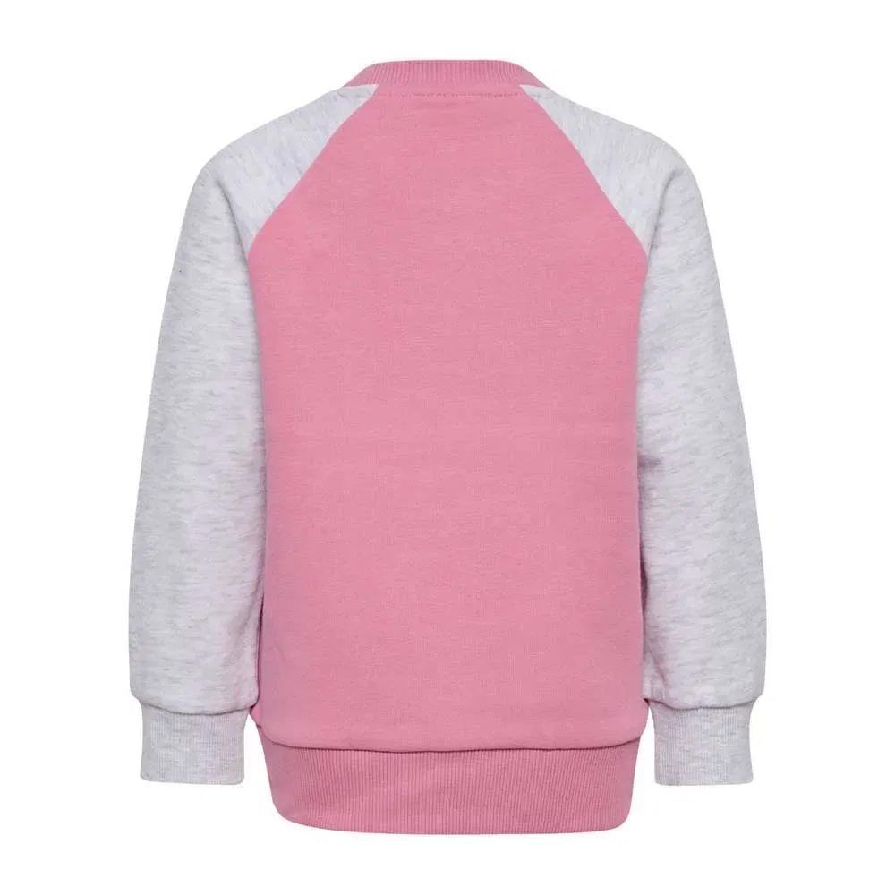 Детский спортивный костюм для девочек с длинным рукавом Mini Reg Base Hummel, Pink — фото 3