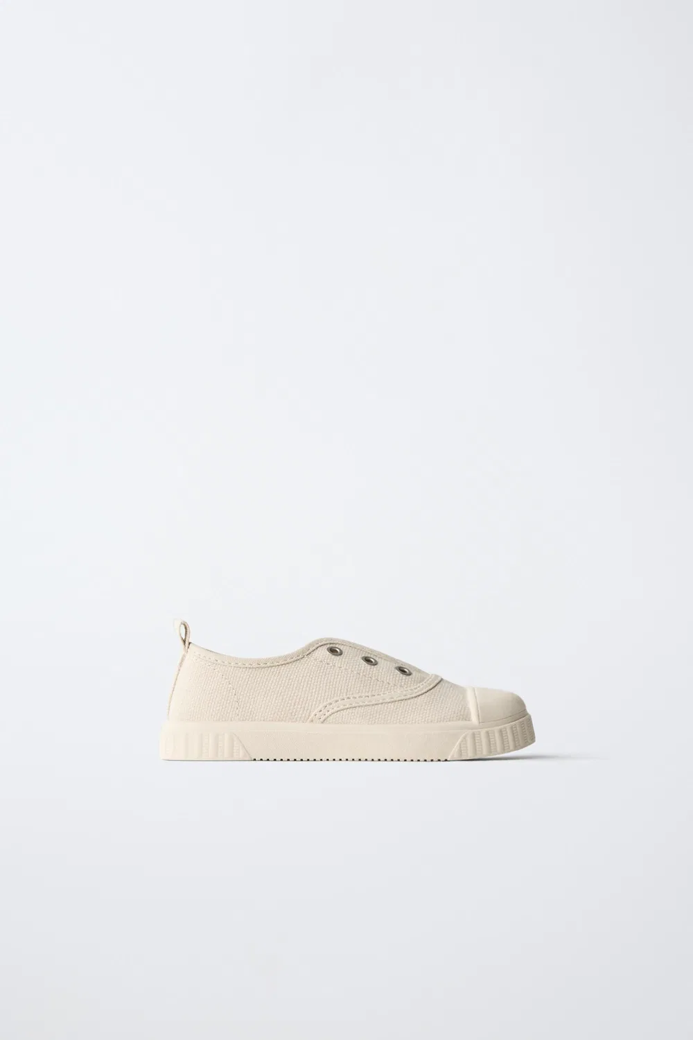 ТКАНЕВЫЕ КРОССОВКИ ZARA, Ecru White