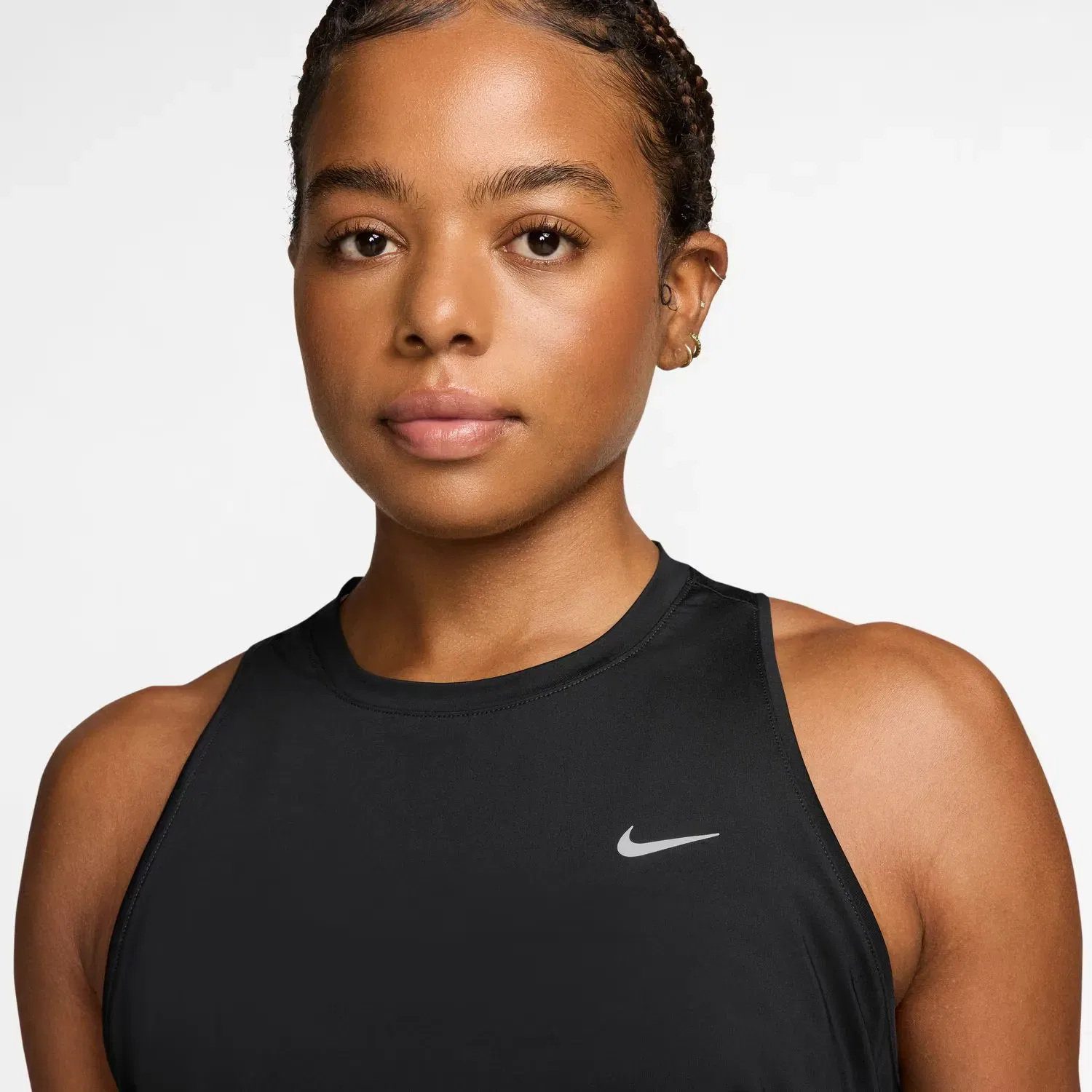Женская футболка без рукавов Nike Dri-FIT, Negro — фото 4