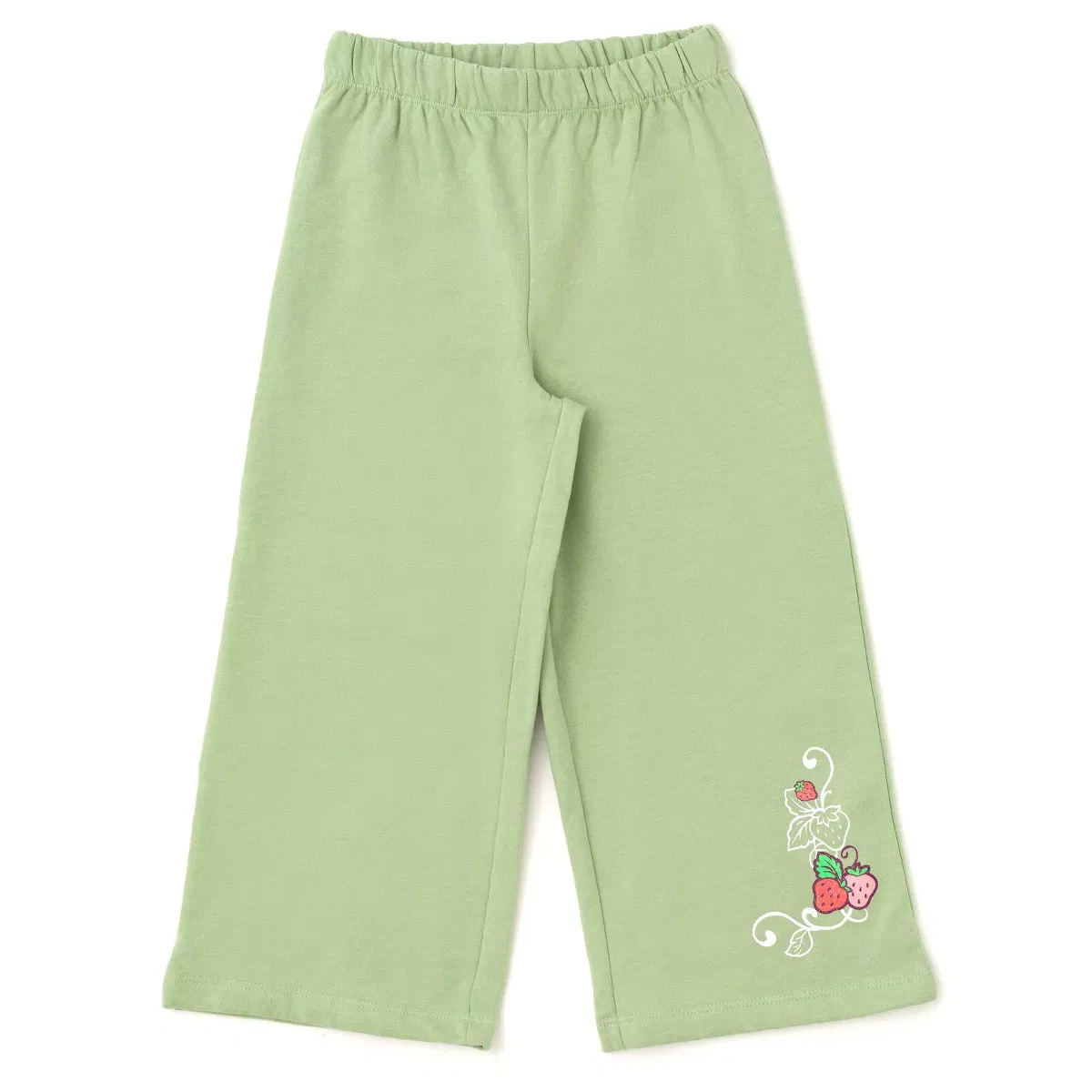 Детский комплект для девочек с принтом Berry Sweet Strawberry Shortcake, Pale Green — фото 3