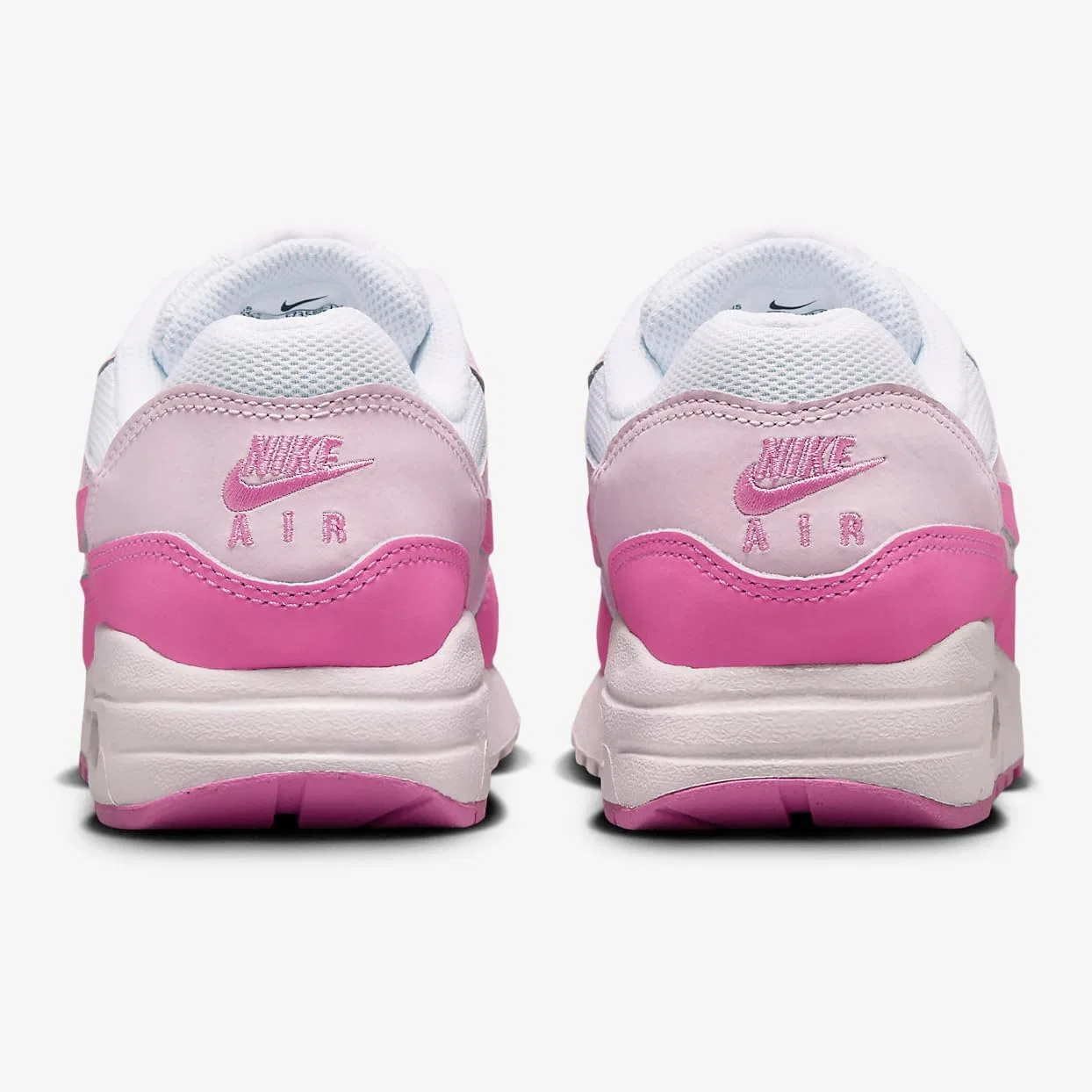 Детские кроссовки для мальчиков Air Max 1 Nike, White/Playful Pink/Pink Foam-Pink — фото 3